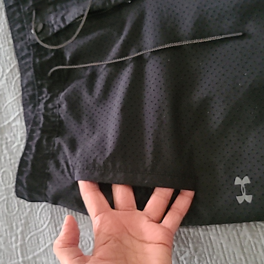 UA Black Athletic Pants for women.Mesh light weight material.Size med. - Picture 6 of 8